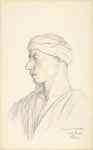 Portret egipskiego Fellaha autorstwa Jean Leon Gerome