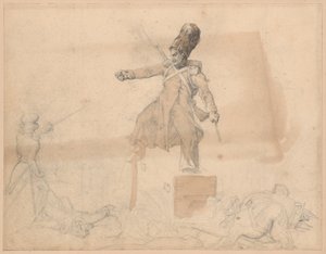 Keson artyleryjski autorstwa Jean Louis André Théodore Géricault