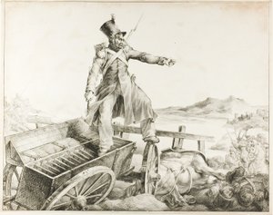 Keson artyleryjski autorstwa Jean Louis André Théodore Géricault