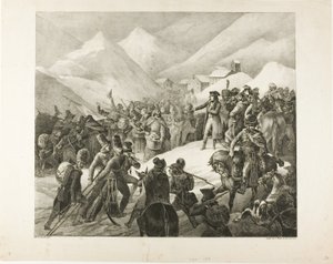 Przejście przez Górę Świętego Bernarda autorstwa Jean Louis André Théodore Géricault
