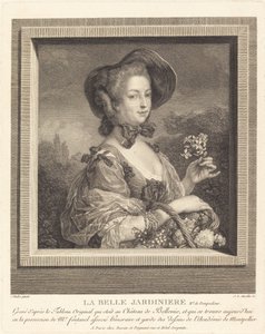 Markiza de Pompadour jako piękna żardiniera. autorstwa Jean Louis Anselin
