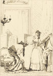 Rogacz Pobity i Zadowolony autorstwa Jean Louis Delignon and Antoine Jean Duclos after Jean Honoré Fragonard