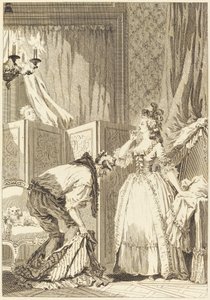 Pobity i treści Rogacz autorstwa Jean Louis Delignon and Antoine Jean Duclos after Jean Honoré Fragonard