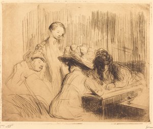 Nurkowanie w Montmartre autorstwa Jean Louis Forain