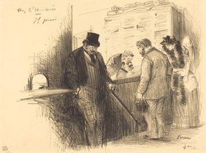 U komornika autorstwa Jean Louis Forain