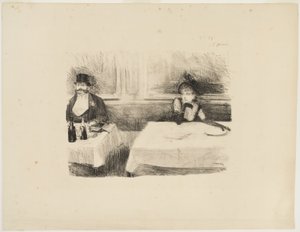 W restauracji autorstwa Jean Louis Forain