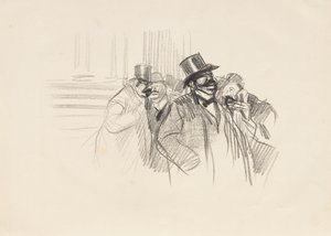 Na Giełdzie ok. 1900. autorstwa Jean Louis Forain