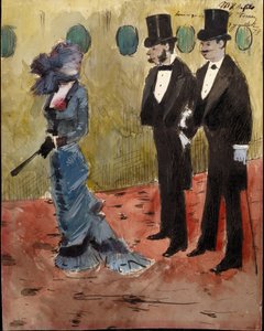 W teatrze autorstwa Jean Louis Forain