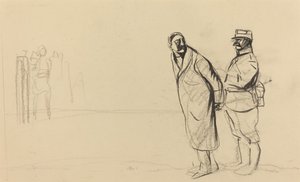 Z przodu Vincennes. Bolo Pasza, ok. 19141919. autorstwa Jean Louis Forain