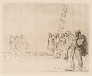 Kalwaria. autorstwa Jean Louis Forain