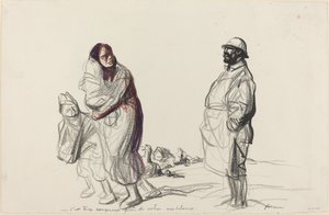 W pobliżu karetki jest zbyt niebezpiecznie, c. 19141919. autorstwa Jean Louis Forain