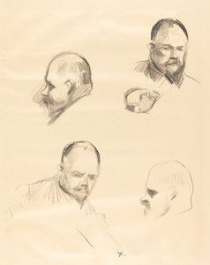 Cztery szkice Ambroise Vollarda autorstwa Jean Louis Forain