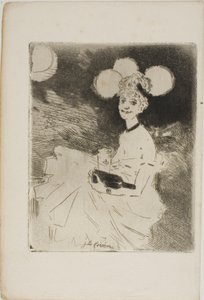 Frontispis dla Marthe autorstwa Jean Louis Forain