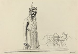 Germania przed sędziami, ok. 1930 r. 19141919. autorstwa Jean Louis Forain