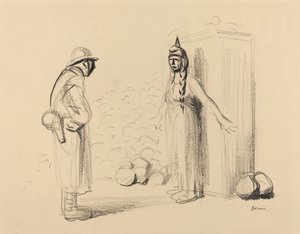 Ukrywanie Ludwika, ok. godz. 19141919. autorstwa Jean Louis Forain