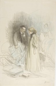 Nie odważę się ich zdjąć... To by go za bardzo zraniło. autorstwa Jean Louis Forain