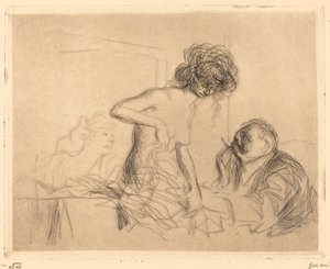 W pokoju prywatnym (pierwsza płyta) autorstwa Jean Louis Forain