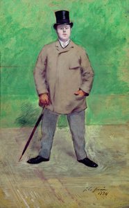 Jacques-Emile Blanche (1861-1942) 1884 (olej na karcie)
