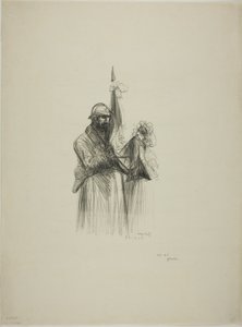 Całowanie flagi autorstwa Jean Louis Forain