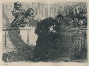 Oskarżony prawnik, 1919 autorstwa Jean Louis Forain