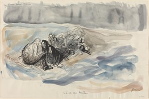 Wojna podwodna. Szkoła neutralności, ok. 1930 r. 19141919. autorstwa Jean Louis Forain