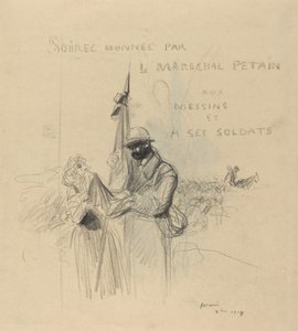 Pocałunek flagi autorstwa Jean Louis Forain