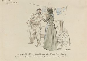Niebezpieczeństwo anarchistów, c. 1897. autorstwa Jean Louis Forain