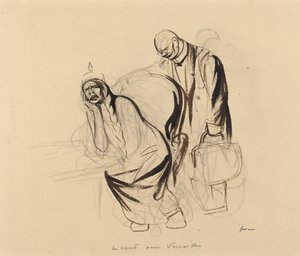 Wyjazd do Wersalu, ok. godz. 1919. autorstwa Jean Louis Forain