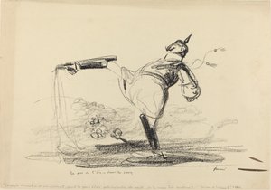 Krok gęsi - we krwi, ok. 19141919. autorstwa Jean Louis Forain