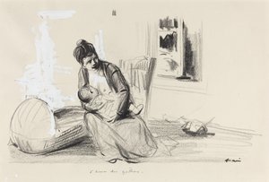 Godzina Gotów, ok. godz. 19141919. autorstwa Jean Louis Forain