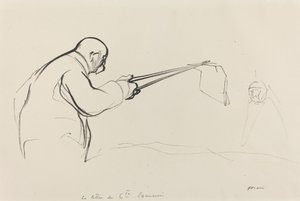 Panie Clemenceau. List od Cte Czernina, ok. 1930 r. 19141919. autorstwa Jean Louis Forain
