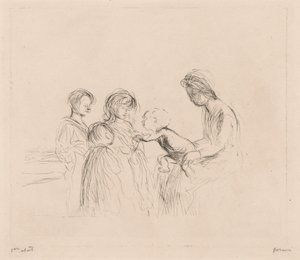 Madonna i Dzieci autorstwa Jean Louis Forain