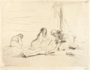 Pieta (pierwszy talerz) autorstwa Jean Louis Forain