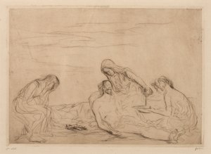 Pieta. autorstwa Jean Louis Forain