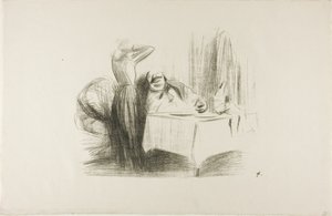 Scena w prywatnej jadalni (płyta pozioma) autorstwa Jean Louis Forain