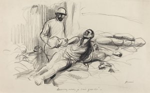 Nie martw się, zostałem., c. 19141919. autorstwa Jean Louis Forain