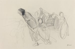 Uchodźcy autorstwa Jean Louis Forain