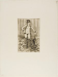 Odrzucony frontispis dla Marthe autorstwa Jean Louis Forain