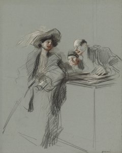 Klient autorstwa Jean Louis Forain