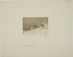Martwa dziewczyna autorstwa Jean Louis Forain