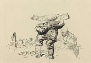 Imperium niszczy, Republika się opłaca, prawdopodobnie 1918. autorstwa Jean Louis Forain