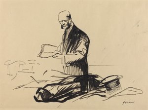 Kapelusz Marshalla Focha, ok. 1930 r. 19141919. autorstwa Jean Louis Forain