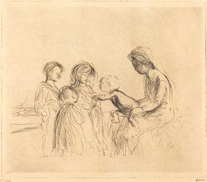 Madonna i Dzieci autorstwa Jean Louis Forain