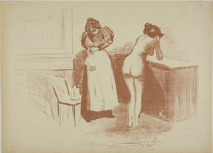 Masaż Grubym Włosem Rękawiczki, Mycia i Linii autorstwa Jean Louis Forain