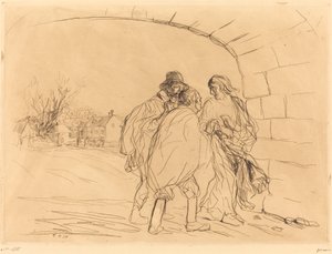 Spotkanie pod Łukiem (pierwsza płyta) autorstwa Jean Louis Forain