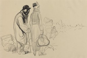 Powrót, c. 19141919. autorstwa Jean Louis Forain