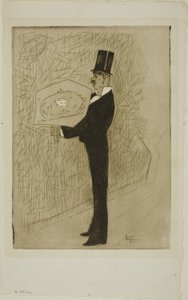 Toff z bukietem autorstwa Jean Louis Forain