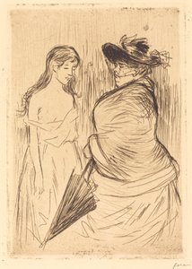 Handel białymi niewolnikami autorstwa Jean Louis Forain