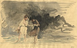W morzu jest kukurydza! autorstwa Jean Louis Forain