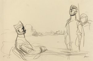 W kierunku sprawiedliwości, c. 19141919. autorstwa Jean Louis Forain